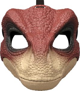 Máscara de Dinosaurio Raptor de Mattel para Reenactimientos, Máscara de Plástico Inspirada en Películas, con Mandíbula Abrible, Textura Realista y Color - Product Image 3
