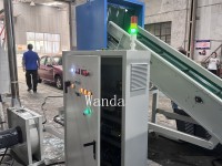 Broyeur à un seul arbre pour tuyaux en plastique / Machine de broyage de morceaux de plastique / Broyeur à un seul arbre pour ABS/PP/PE
