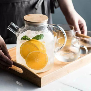 Produits les plus vendus 2025 – <span class=keywords><strong>Carafe</strong></span> <span class=keywords><strong>filtrante</strong></span> à eau <span class=keywords><strong>en</strong></span> <span class=keywords><strong>verre</strong></span> borosilicate transparent, écologique, faite à la main, style vintage, avec poignée et couvercle - Product Image 6