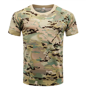 Camisetas Deportivas Transpirables de Verano con Camuflaje DF131 CP, Mangas Cortas - Product Image 1
