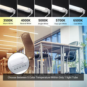 سعر سطوع عالي 4 أقدام مصباح T8 نوع A + B DLC 10 واط ضوء النهار مزدوج الطرف من المصنع - Product Image 5