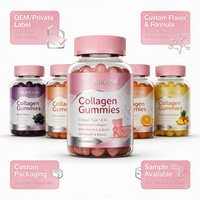 Gummies à base de collagène en marque blanche ISO22000 HACCP Halal Fabricant Complément alimentaire Beauté Éclaircissement de la peau Adulte Végétalien