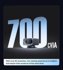 [<span class=keywords><strong>2</strong></span>+32 Go] Projecteur Formovie Xming V1 Ultra <span class=keywords><strong>4K</strong></span> UHD natif, 700 lumens CVIA, haute luminosité, cinéma maison, projecteur LED LCD portable - Product Image 4