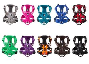 Truelove gemi hazır konfor ayarlanabilir yumuşak köpek koşum kurşun halat seti hiçbir çekme köpek koşum naylon neopren nefes evcil hayvan yeleği - Product Image 6