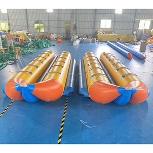 <span class=keywords><strong>Bateau</strong></span> banane gonflable pour sports nautiques, <span class=keywords><strong>5</strong></span> <span class=keywords><strong>places</strong></span>, design classique, en bâche PVC portable - Product Image 2