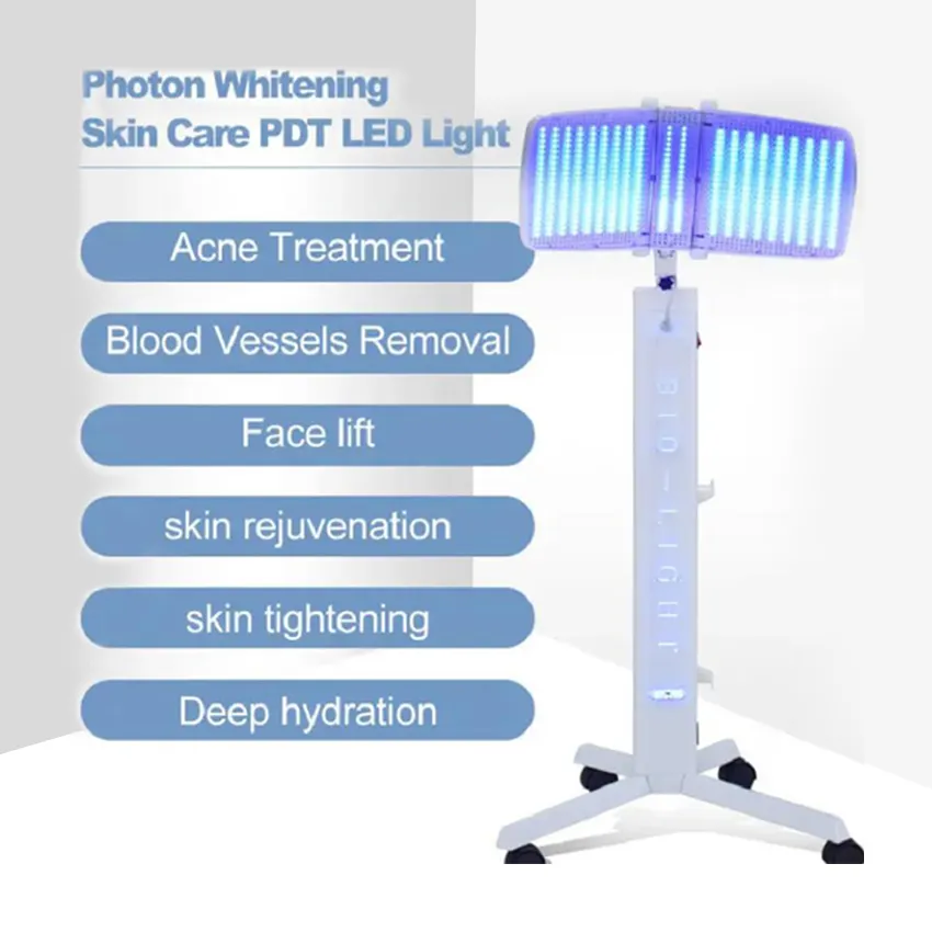 2024 Ce Zulassung Led-Lichttherapie Hautverjüngung Gesichtsmaske Maschine Pdt-Maschine