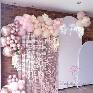 जन्मदिन की प्रदर्शनियों के लिए अनुकूलित सुंदर रंगीन मेहराब पृष्ठभूमि 230 जी बुनाई के लिए अनुकूलित सुंदर रंग आर्क पृष्ठभूमि - Product Image 2