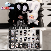 100% Authentique Baby Three Nouvelle Collection Boîte Surprise en Peluche Multicolore Mignonne pour Enfants, Idéale pour Cadeau et Décoration
