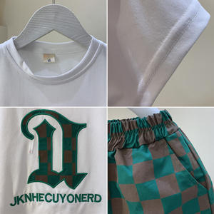 El más nuevo traje <span class=keywords><strong>para</strong></span> niños al por mayor, 2 uds., estampado <span class=keywords><strong>para</strong></span> <span class=keywords><strong>adolescentes</strong></span>, conjuntos <span class=keywords><strong>de</strong></span> <span class=keywords><strong>ropa</strong></span> deportiva informal <span class=keywords><strong>para</strong></span> niños - Product Image 6