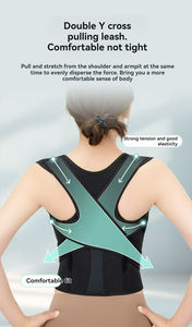 تصحيح أقل للجنسين قابل للتعديل الظهر مستقيم الموقف مصحح حزام توفير تخفيف الألم للرقبة والظهر والكتف - Product Image 5