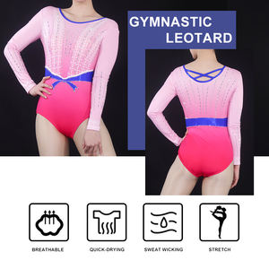 Leotardos de Gimnasia Unisex Personalizados de Alta Calidad, Mallas Premium con Decoración de Cristal, Bordado 3D, Ligeros y Transpirables - Product Image 2