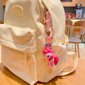 Figurine My <span class=keywords><strong>Little</strong></span> <span class=keywords><strong>Pony</strong></span> Rainbow Dash Twilight Sparkle Fluttershy Pinkie Pie, jouet porte-clés, pendentif de sac, décoration, cadeaux pour enfants - Product Image 4