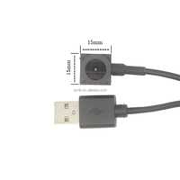 Modul Kamera Mini Sudut Lebar 145 Derajat 2MP CMOS USB 1080P dengan Mikrofon Terintegrasi MJPG YUY2 untuk PC Desktop Kios Iklan