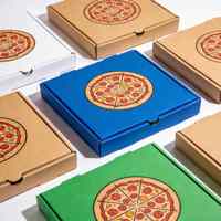 Vente en gros de boîtes à pizza en carton ondulé de 6, 7, 8, 10, 12, 14 pouces, emballage alimentaire personnalisé, Caja Para Pizza Box pour pizza
