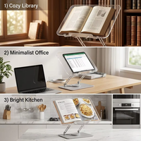 Support de lecture en acrylique ergonomique réglable en hauteur pour bureau, école, bibliothèque, salle de classe - Vente en gros - Fabrication depuis 18 ans