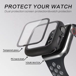 ขายส่งสเปรย์น้ำมันเคลือบพร้อมเคสใสสำหรับ Apple Watch 10/9/8/7/6 46 มม. 45 มม. 38 มม. เคสสมาร์ทวอทช์ วัสดุ PC ป้องกันรอยขีดข่วน - Product Image 4