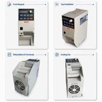 Variateur de fréquence haute performance pour pompe à eau 1/3 phase 380V, entraînement de moteur AC, prix bas, 0.75kW 2.2kW 1.5kW VFD 220V