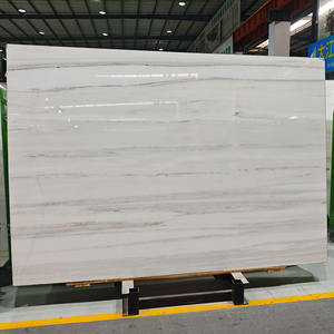 Dalles <span class=keywords><strong>de</strong></span> marbre <span class=keywords><strong>blanc</strong></span> polies, veinées <span class=keywords><strong>gris</strong></span> clair, épaisseur 1 cm, dalle géante pour comptoir <span class=keywords><strong>de</strong></span> cuisine, hall d'hôtel, décoration murale intérieure - Product Image 4