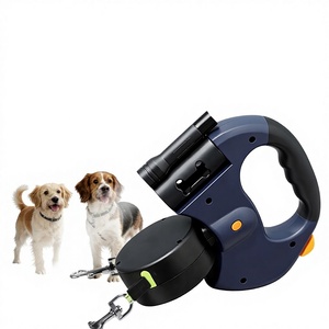<span class=keywords><strong>Laisse</strong></span> rétractable double tête anti-emmêlement <span class=keywords><strong>pour</strong></span> chiens de petite et moyenne taille, idéale <span class=keywords><strong>pour</strong></span> le jardinage et les activités extérieures – Nouveauté transfrontalière très demandée - Product Image 1