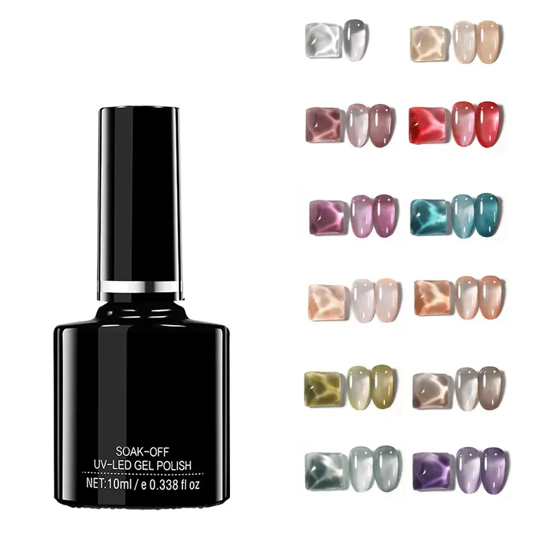 Été printemps 24 couleurs Glace à travers vernis à ongles uv gel nude translucide uv poly gel vernis à ongles d'autres nail peinture