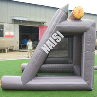 Offre Spéciale populaire personnaliser jeux de sport interactifs en plein air géants hache gonflable en PVC commercial lancer des jeux de défi