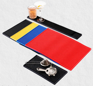 Support Custom Molded Bar Non-Slip <b>Silicone</b> <b>Mat</b> Bar Counter <b>Mat</b> Heat Insulation <b>Mat</b> <b>Drain</b> <b>Silicone</b> <b>Mat</b> Cup <b>Mat</b> - Product Image 4