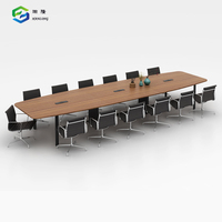 Table de conférence ovale de luxe haut de gamme prix de gros contemporaine pour salles de réunion écoles hôpitaux mobilier de bureau en métal