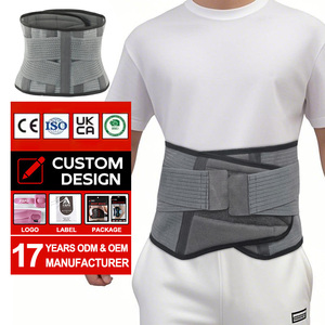 <span class=keywords><strong>Ceinture</strong></span> élastique réglable de grande taille <span class=keywords><strong>pour</strong></span> le bas du dos avec support en métal et en plastique - Product Image 2