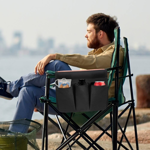 Sac de rangement latéral <span class=keywords><strong>pour</strong></span> <span class=keywords><strong>chaise</strong></span> de camping, organisateur <span class=keywords><strong>pour</strong></span> barbecue extérieur, sac à outils de jardinage, pochette de rangement <span class=keywords><strong>suspendue</strong></span> <span class=keywords><strong>pour</strong></span> accoudoir de <span class=keywords><strong>chaise</strong></span> Kermit de camping - Product Image 5
