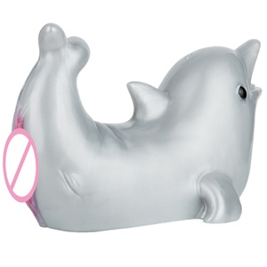 Masturbador Masculino de Doble Canal con Forma de Delfín GEEBA, Juguetes Sexuales al por Mayor, Vagina Realista, Coño Animal, Estimulador Masculino, Onahole de Fantasía - Product Image 3