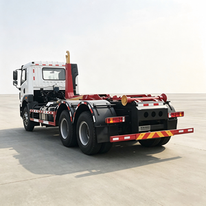 Camion à benne basculante FAW Jiefang 6x4 de haute qualité, camion à conteneurs à déchets de 20 tonnes avec système de bras hydraulique - Product Image 5