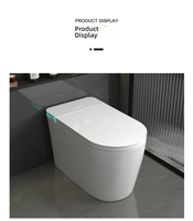 WC intelligent pour salle de bain, Sanitaire en céramique, Ensemble WC certifié Watermark, WC intelligent en céramique sur pied