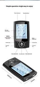 Appareil de massage à basse fréquence numérique TENS Physiotherapy Instrument pour la relaxation et le soulagement du cou et des épaules - Product Image 5