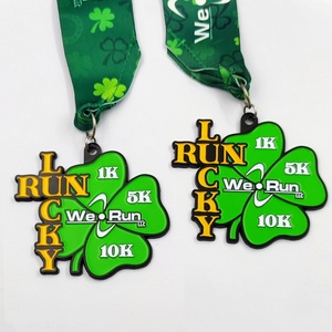 เหรียญรางวัลโลหะสำหรับผู้เข้าเส้นชัยในงานแข่งขันวิ่งมาราธอน ครอสคันทรี บนภูเขา 5 กิโลเมตร 10 กิโลเมตร ดีไซน์โบราณและทันสมัย ขายส่งจากผู้ผลิต - Product Image 3