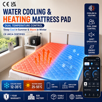 Matelas à double zone pour couples - Refroidissement et chauffage - Système de refroidissement du lit - Sans abonnement