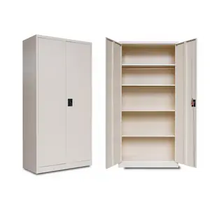Gabinete de almacenamiento de oficina de 2 puertas, gran oferta, armario de acero personalizado, archivador de Metal con cerradura