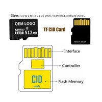 Tarjeta de Memoria Flash con Chip Original al 100% de Capacidad Completa, 128 MB, 256 MB, 512 MB, Mini Tarjeta TF SD, Logotipo Personalizado, Micro Memorias, Tarjeta SD
