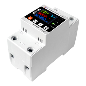 Compteur multifonctionnel JIUJI avec écran LCD, Voltmètre, Ampèremètre, Compteur KWh/KW, Indicateur de fuite, Compteur PF, Protection contre les surtensions et les fuites de courant réglable - Product Image 6