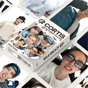 55Pcs/Set KPOP Cortis Idol Group UV Printed Birthday Gift Cards Keonho Juhoon Martin Seonghyeon James Ins Selfie Lomo