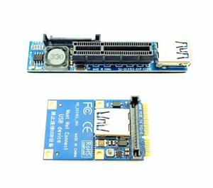 อะแดปเตอร์ขยายพอร์ต PCI-E Riser <span class=keywords><strong>Mini</strong></span> <span class=keywords><strong>PCIE</strong></span> เป็น <span class=keywords><strong>PCIE</strong></span> X4 พร้อมสาย USB ยาว 30 ซม. สำหรับเชื่อมต่อการ์ดจอคอมพิวเตอร์ - Product Image 2
