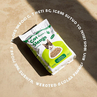 Pochette à fond plat imprimée personnalisée pour la nourriture pour chats refermable de qualité alimentaire étanche à l'humidité emballage de nourriture pour animaux de compagnie