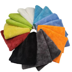 Panno in microfibra in pile di corallo da 500gsm con peluche senza spigolosi lavaggio asciugatura per lavaggio dettagli lucidante asciugamano per la cura dell'auto - Product Image 2