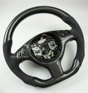 Volante de Fibra de Carbono Personalizado para <span class=keywords><strong>BMW</strong></span> Serie E, Compatible con <span class=keywords><strong>BMW</strong></span> Serie 1, 3, 5, 6, 7, 8, E90, E34, E39, E60, E61, E63, E38, E65, E31, E81, E87, M3, E92 - Product Image 5