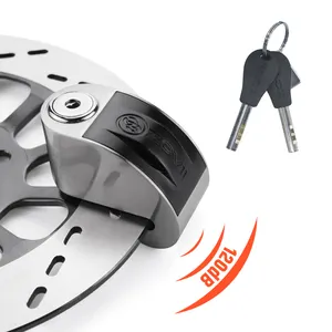 Factory Price Durable Alarm Disc Brake Lock IP67 Scooter Motorcycle Disc Locks