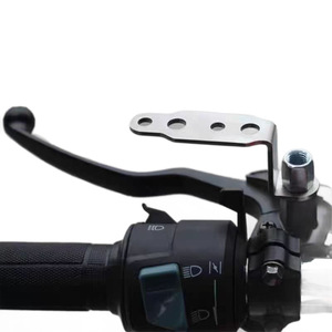 Z Shaped Motorcycle Mirror <b>Bracket</b> 8mm 10mm Screw Hole Universal Mounting Accessory For Bike Handlebar Extension - Product Image 3