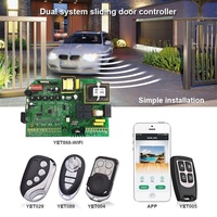 YET868WTR-V2.0 Controlador de Motor para Puerta Corredera Universal de 433mhz con APP Tuya, Código de Aprendizaje, Función de Arranque y Parada Suaves, Placa PCB