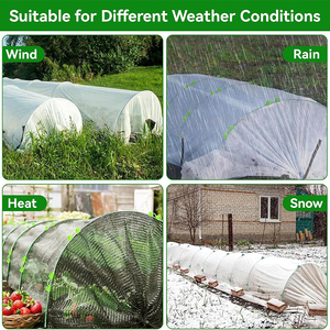 Nouveaux cerceaux de soutien flexibles pour jardin, protection contre les oiseaux et le gel, cadre de couverture pour rangs, cerceaux de serre portables - Product Image 4