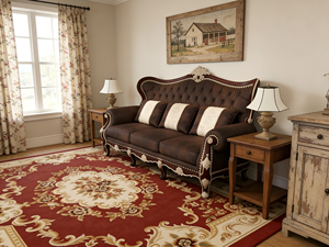 Alfombra Tejida Wilton Impermeable, Jacquard, Hecha a Máquina, para Sala de Estar y Dormitorio, Venta al Por Mayor de Fábrica - Product Image 4