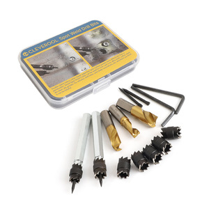 Cleverool Spot Weld Drill Bits 14 <b>Pc</b> <b>Set</b> For Metal Drilling Auto Repair Sheet Metal Work - Product Image 1