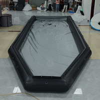 Dock flottant gonflable pour bateau, station d'amarrage stable, protège le coque de l'usure et de la croissance marine pour les eaux peu profondes